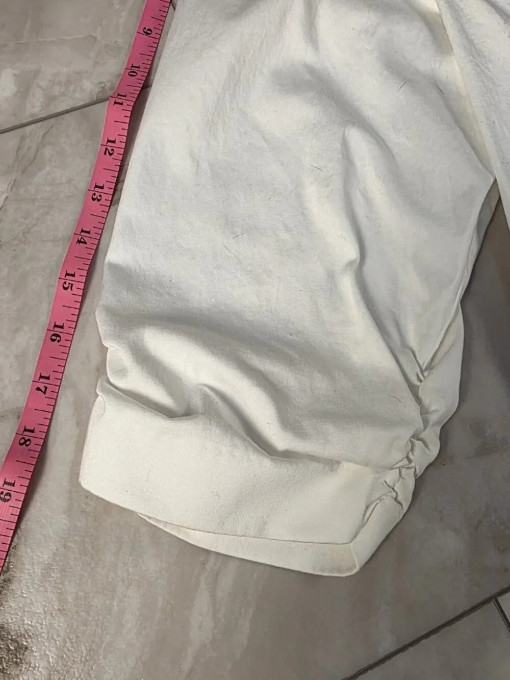 Avenue Plus 18 White Blazer Ruched 3/4 Sleeve Stretch Jacket - Picture 6 of 7